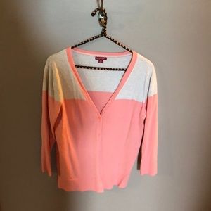 3/4 sweater peach/cream
